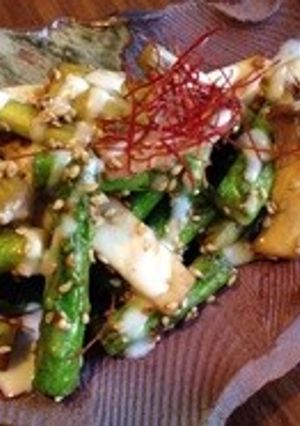 さぬきのめざめ　胡麻醤油炒め-レシピのメイン写真