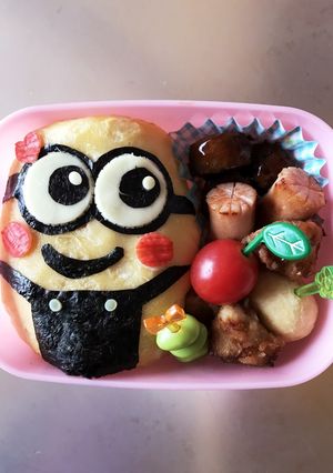 女の子もミニオンのお弁当-レシピのメイン写真