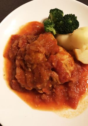 チキントマトソース-レシピのメイン写真