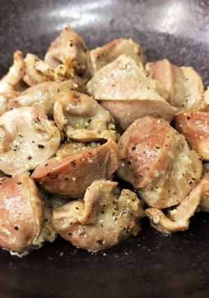 酒の肴に！簡単！砂肝のピリ辛イタリアン♪-レシピのメイン写真
