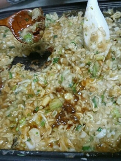 辛ラーメンでもんじゃ焼き-レシピのメイン写真