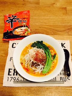 辛ラーメンで担々麺-レシピのメイン写真