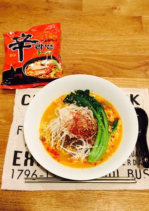 辛ラーメンで担々麺-レシピのメイン写真