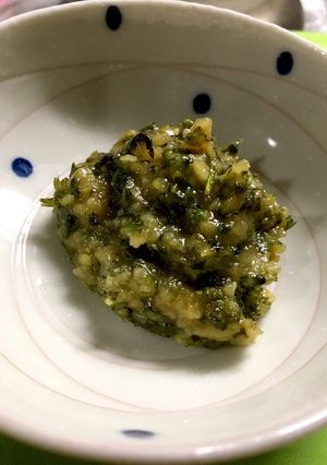 おにぎりの具やあったかご飯に紫蘇の実味噌-レシピのメイン写真