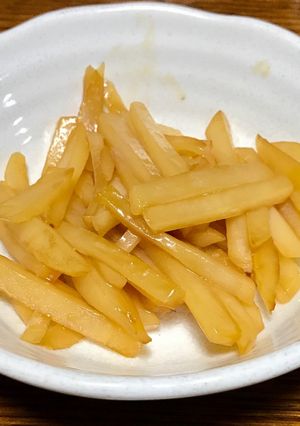シャキシャキ食感ジャガイモのきんぴら-レシピのメイン写真