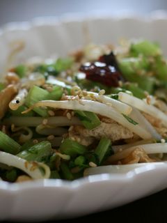 もやしと大根菜のごま油炒め-レシピのメイン写真