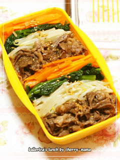 彩りキレイなビビンバ弁当-レシピのメイン写真