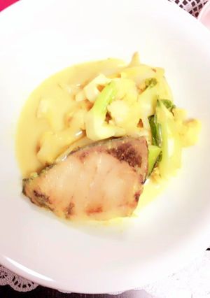 鰤とカリフラワーのカレークリーム煮♡-レシピのメイン写真