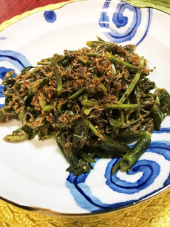空芯菜の茎でシャキッときんぴら-レシピのメイン写真