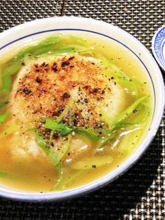 焼きおにぎり in 鳥スープ-レシピのメイン写真