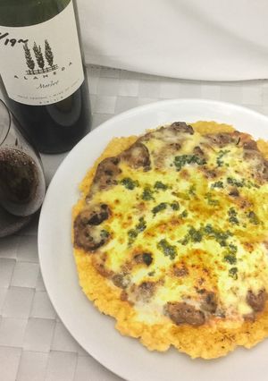 ふかふか玄米でライスピザ-レシピのメイン写真