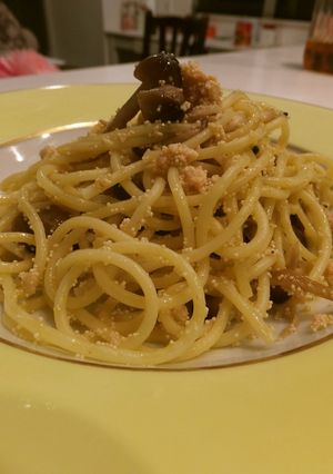明太子のアヒージョ・パスタ-レシピのメイン写真