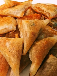 麻婆春雨の三角△▲△春巻き-レシピのメイン写真
