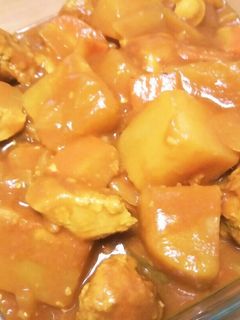 さつまいもと鶏のカレー煮-レシピのメイン写真
