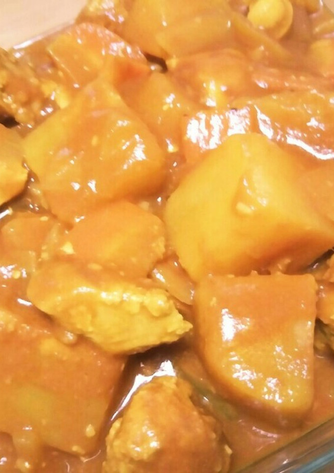 さつまいもと鶏のカレー煮-レシピのメイン写真