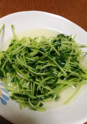 豆苗の炒め物-レシピのメイン写真