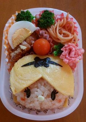 意外と時短！ツムツムアリスキャラ弁-レシピのメイン写真