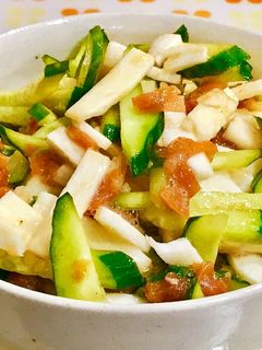 長芋ときゅうりの梅肉和え-レシピのメイン写真
