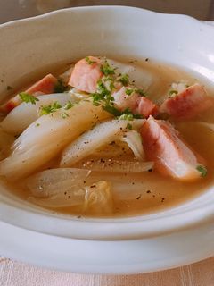 大量消費✨白菜とベーコンのスープ煮込み-レシピのメイン写真