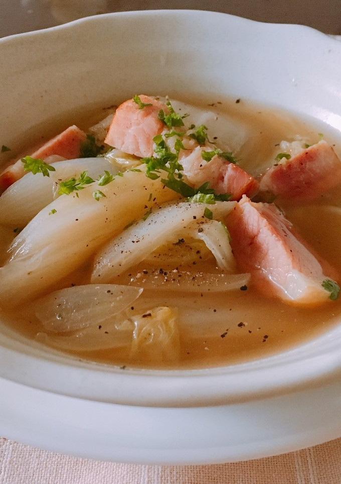 大量消費✨白菜とベーコンのスープ煮込み-レシピのメイン写真