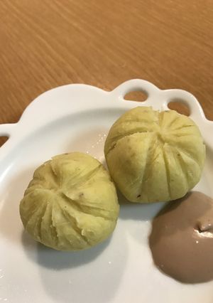 マリーム®で洋風茶巾絞り ホイップ添え-レシピのメイン写真