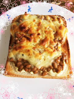 納豆トースト-レシピのメイン写真