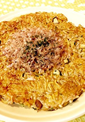 辛ラーメンde和風きのこガレット-レシピのメイン写真