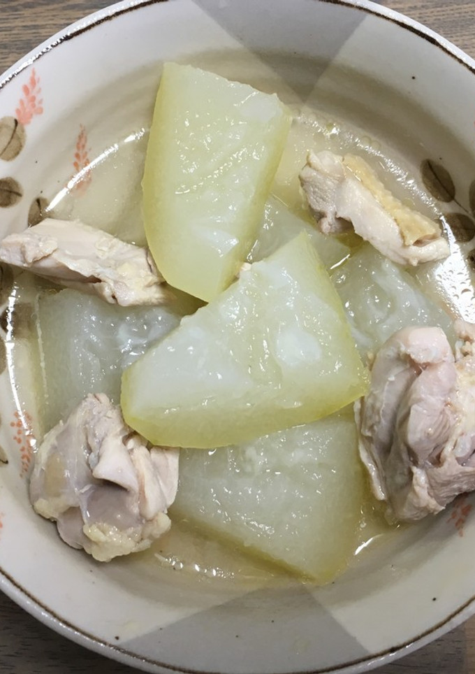 冬瓜と鶏肉のたいたん（煮浸し）-レシピのメイン写真