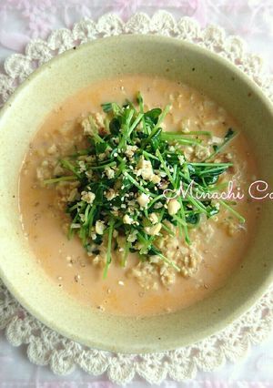豆乳とたっぷりナッツの辛ラーメン-レシピのメイン写真