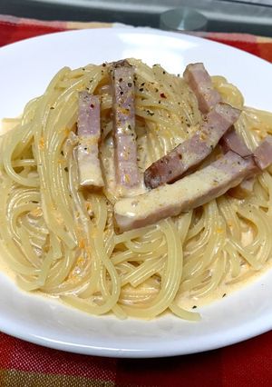 男のかんたんカルボナーラ-レシピのメイン写真