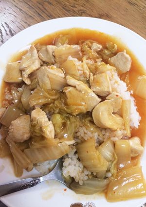 鶏白菜のピリ辛あんかけ♪-レシピのメイン写真