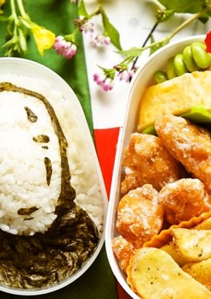 材料二つde千と千尋の神隠しのカオナシ♪-レシピのメイン写真