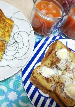 ２味が楽しめるFrenchトースト‼️-レシピのメイン写真