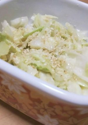 キャベツのごまポン酢和え-レシピのメイン写真