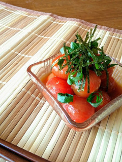 ミニトマトのメープルわさび醤油漬け-レシピのメイン写真