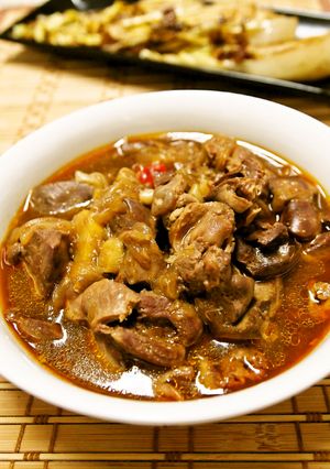 鶏レバーと砂肝のオイスターソース煮-レシピのメイン写真