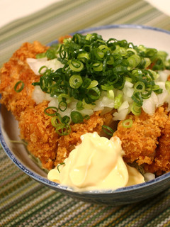 マヨぽんチキンカツ丼♪-レシピのメイン写真
