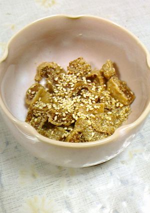 ドライイチジクのすり胡麻メープル和え☆彡-レシピのメイン写真