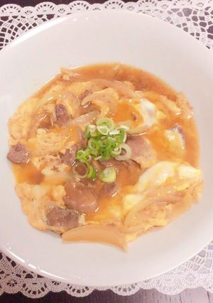 鶏レバーと玉葱の親子煮♡-レシピのメイン写真