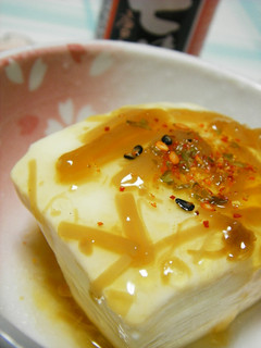 ✿簡単✿豆腐 ON THE なめたけ七味-レシピのメイン写真