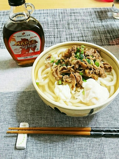 こってり甘辛肉うどん♪-レシピのメイン写真
