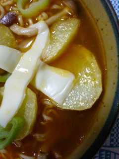 辛ラーメンで作るじゃがねぎラーメン♪-レシピのメイン写真