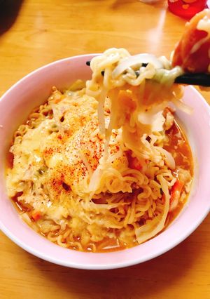 辛いモノ好きのための辛ラーメンレシピ-レシピのメイン写真