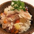 犬ごはん 鰯とさつまいもの炊き込みご飯