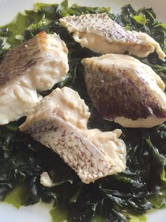 鯛とわかめの酒蒸し-レシピのメイン写真