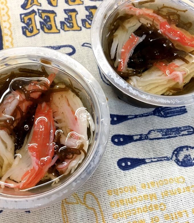 洗い物なし！！超簡単〜かにかまもずく酢 by しゅい6 【クックパッド