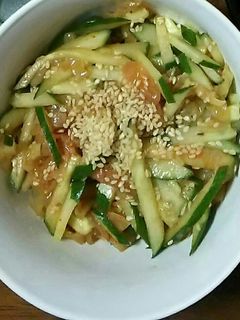 中華クラゲとキュウリの和え物-レシピのメイン写真