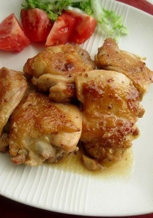 鶏肉ソテーのメイプルマスタードソース-レシピのメイン写真