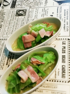 キャベツとベーコンのさっと煮-レシピのメイン写真