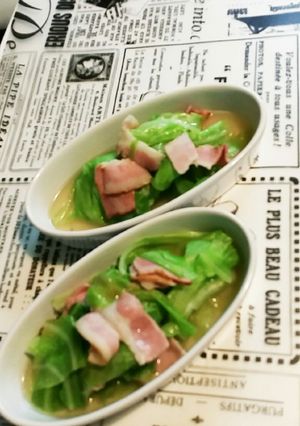 キャベツとベーコンのさっと煮-レシピのメイン写真
